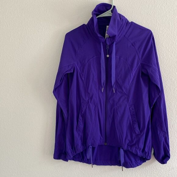 Lululemon Women’s Transition Jacket Sz 4 Full Zip Activewear Bruised Berry - Picture 4 of 8